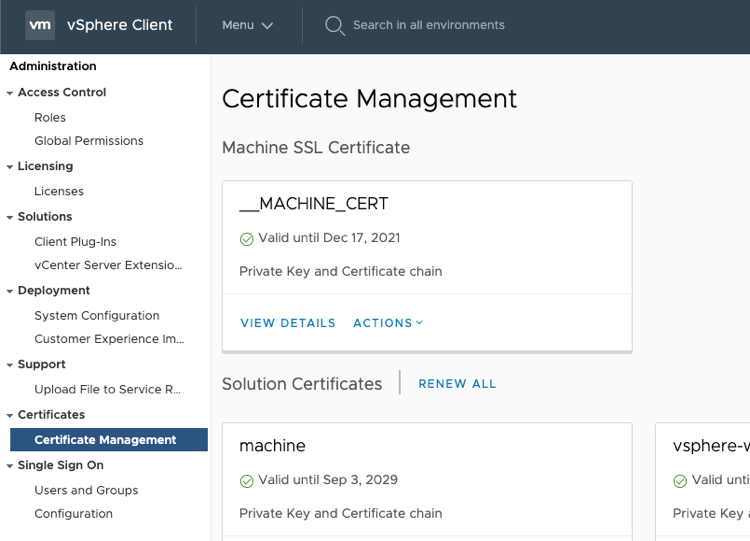 vSphere Client