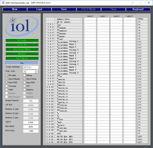 QualiPhyer MIPI C-PHY GUI Screenshot