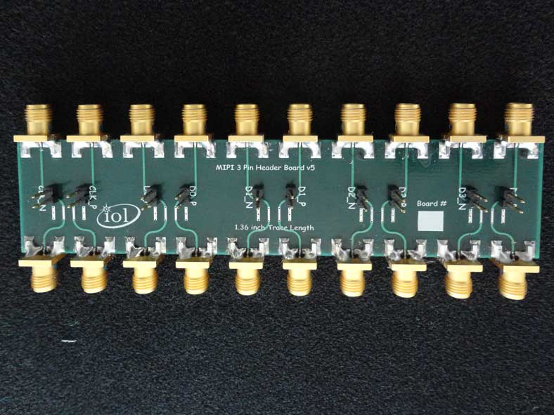 MIPI D-PHY/CSI/DSI Probing Board