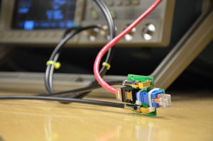 Photo of our 100BASE-TX TP-PMD test tool